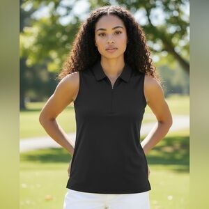 Tommy Bahama Black Golf Polo